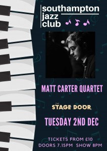 Southampton Jazz Club with the Matt Carter Quartet - December 2025